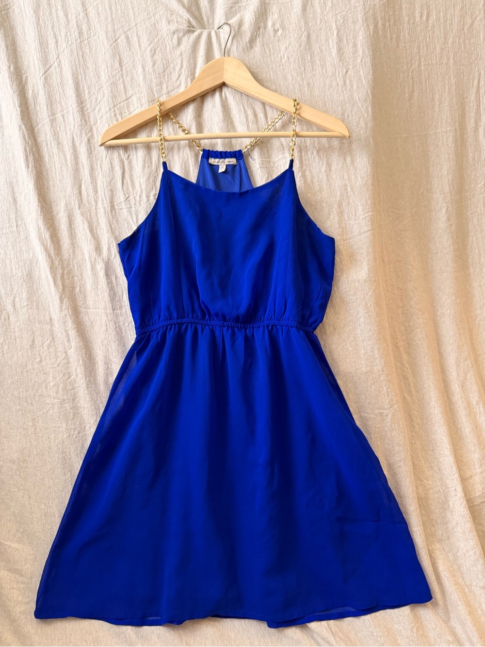 Charlotte Russe Royal Blue Chain-Strap Sundress